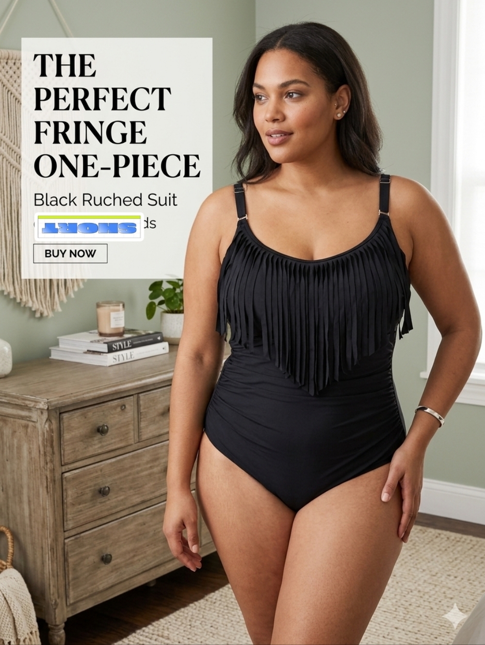 Meet Curve Bathing Suit Black Plus Size 3XL NEW with Tags